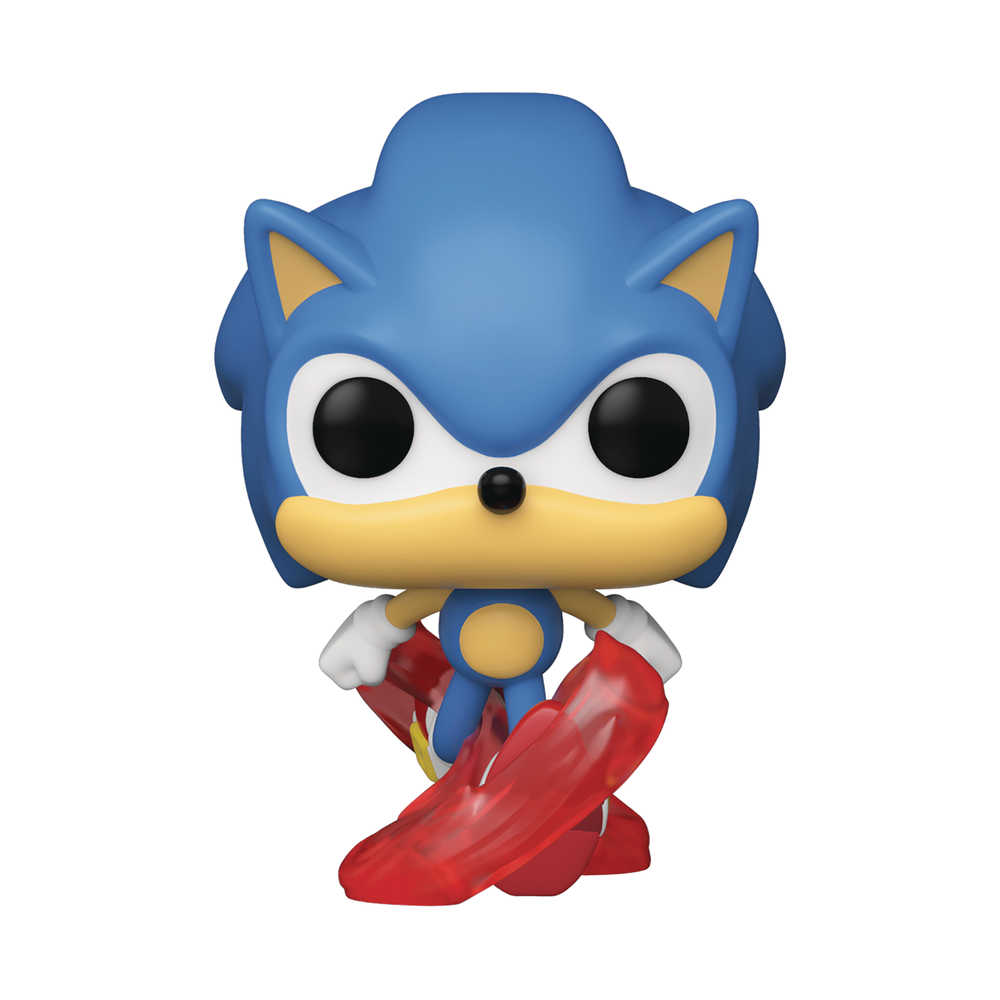 Pop Games Sonic 30 Th Running Sonic Vinyl Figure 