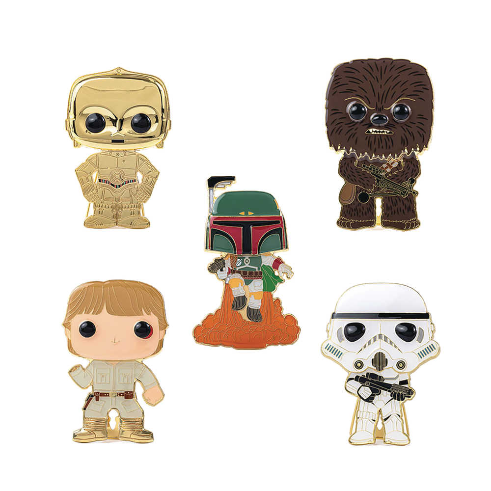 Pop Star Wars Large Enamel Pin 12 Pc Assortment 