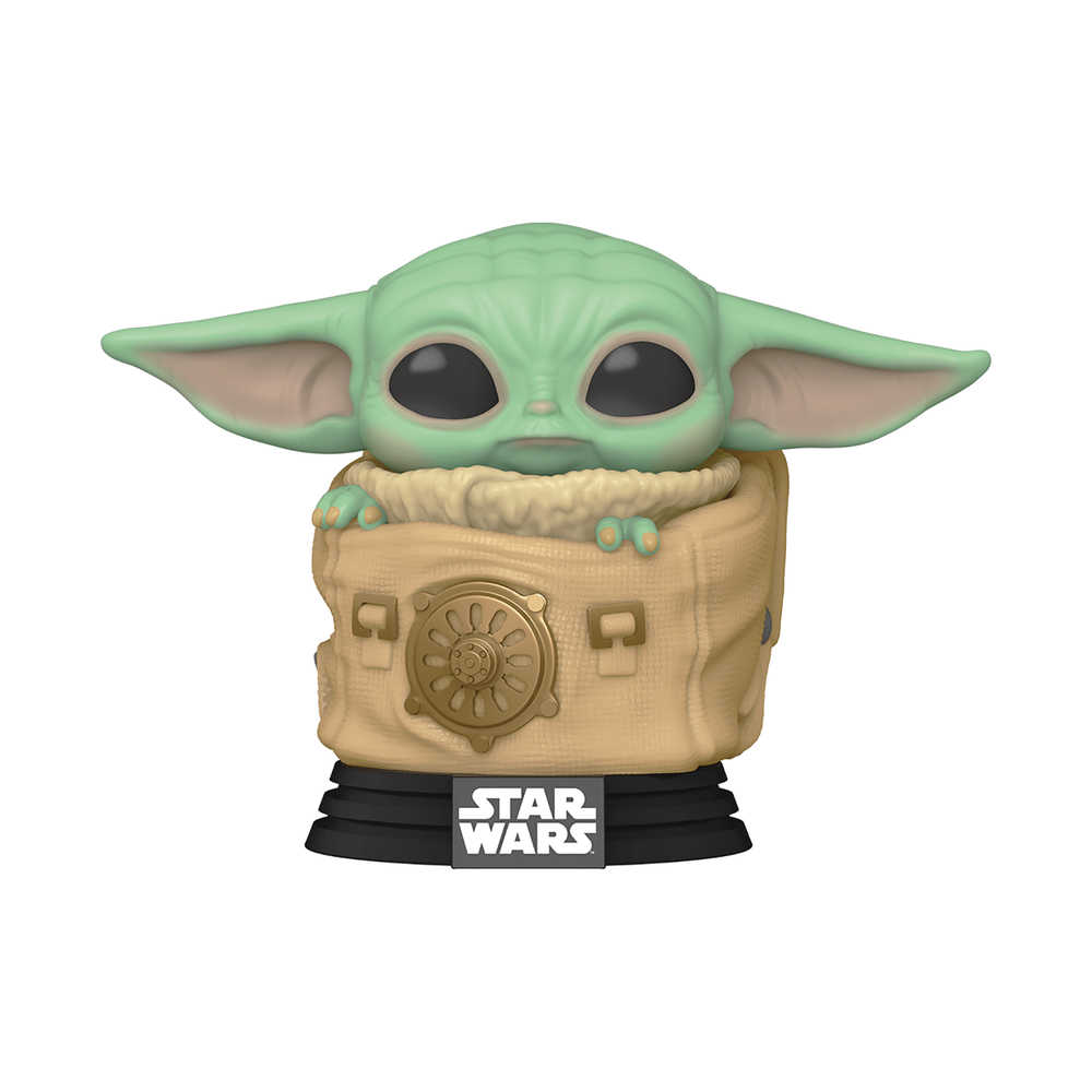 Pop Star Wars Mandalorian Child With Bag Vinyl Figure 