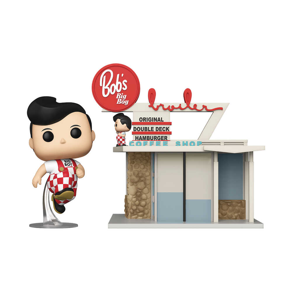 Pop Town Bob Big Boy Restaurant with Big Boy Vinyl Figure 