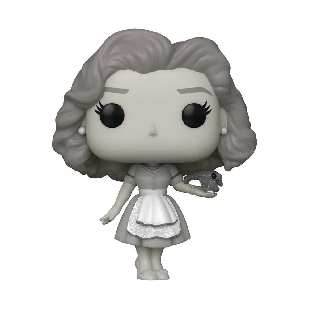 Pop Wandavision 50 S Wanda Black & White Vinyl Figure 