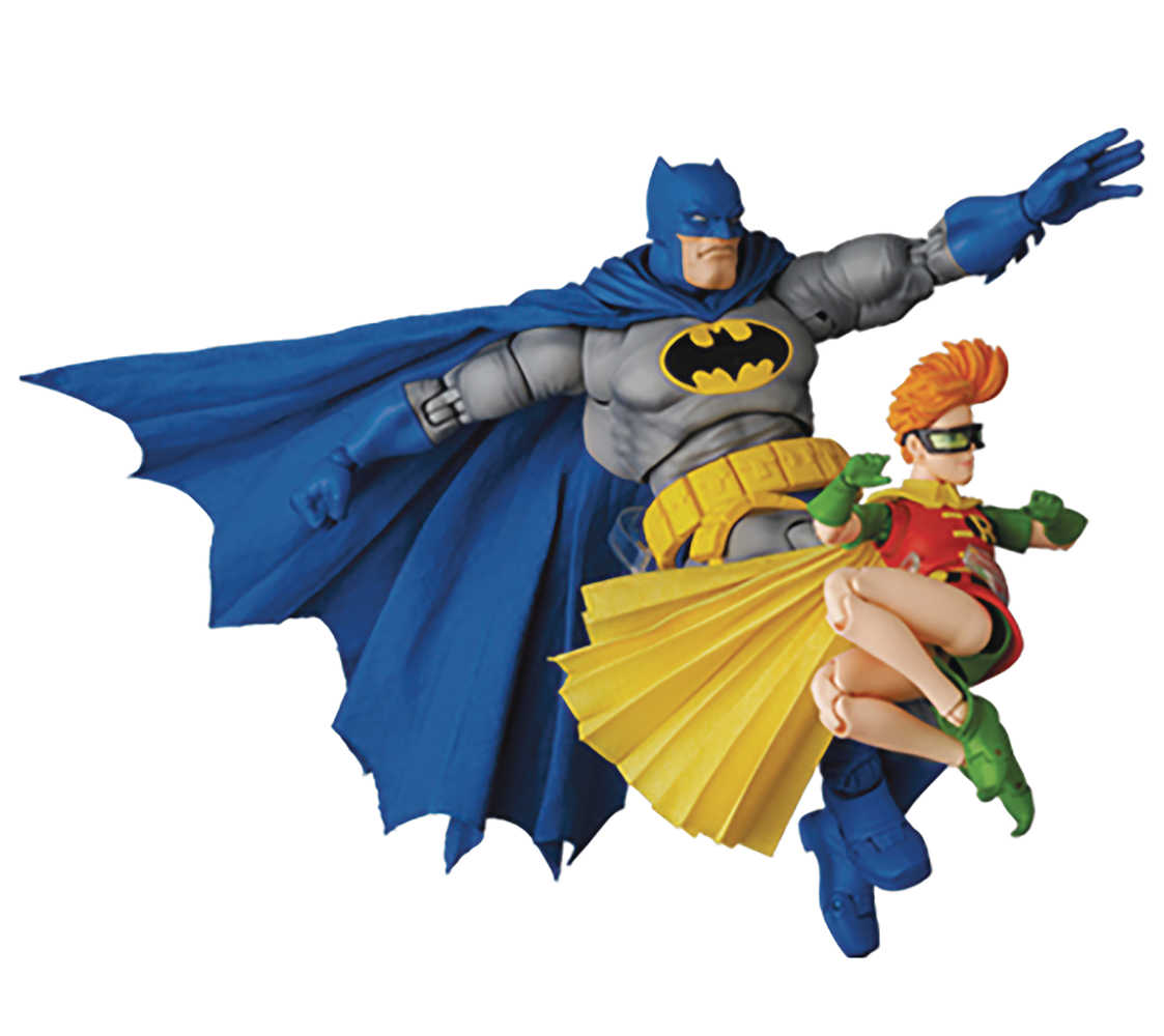 Dark Knight Returns Batman Blue Ver & Robin Mafex Action Figure  (
