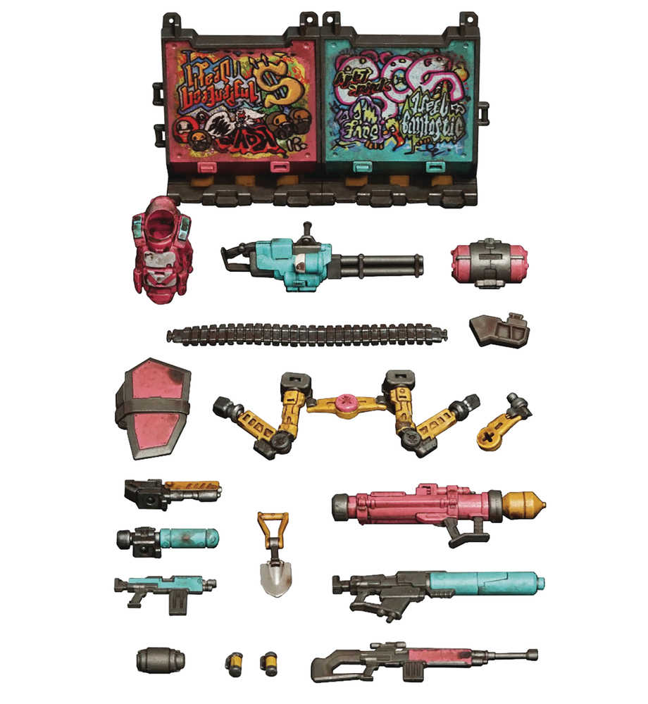 Acid Rain Fav Ap04 Halogen Fire Weapon 1/18 Scale Action Figure Acc Set
