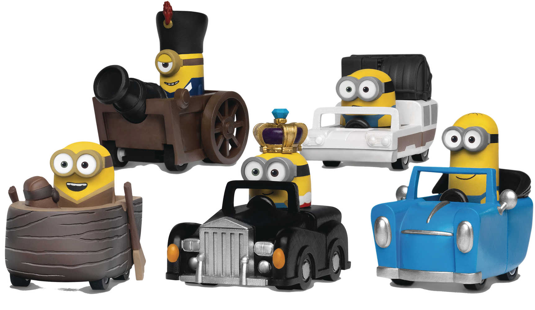 Despicable Me Pull Back Car Set 