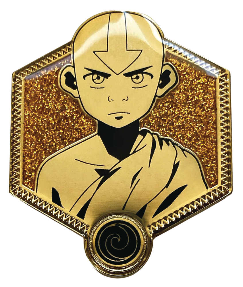 Avatar The Last Airbender Golden Aang Enamel Pin 