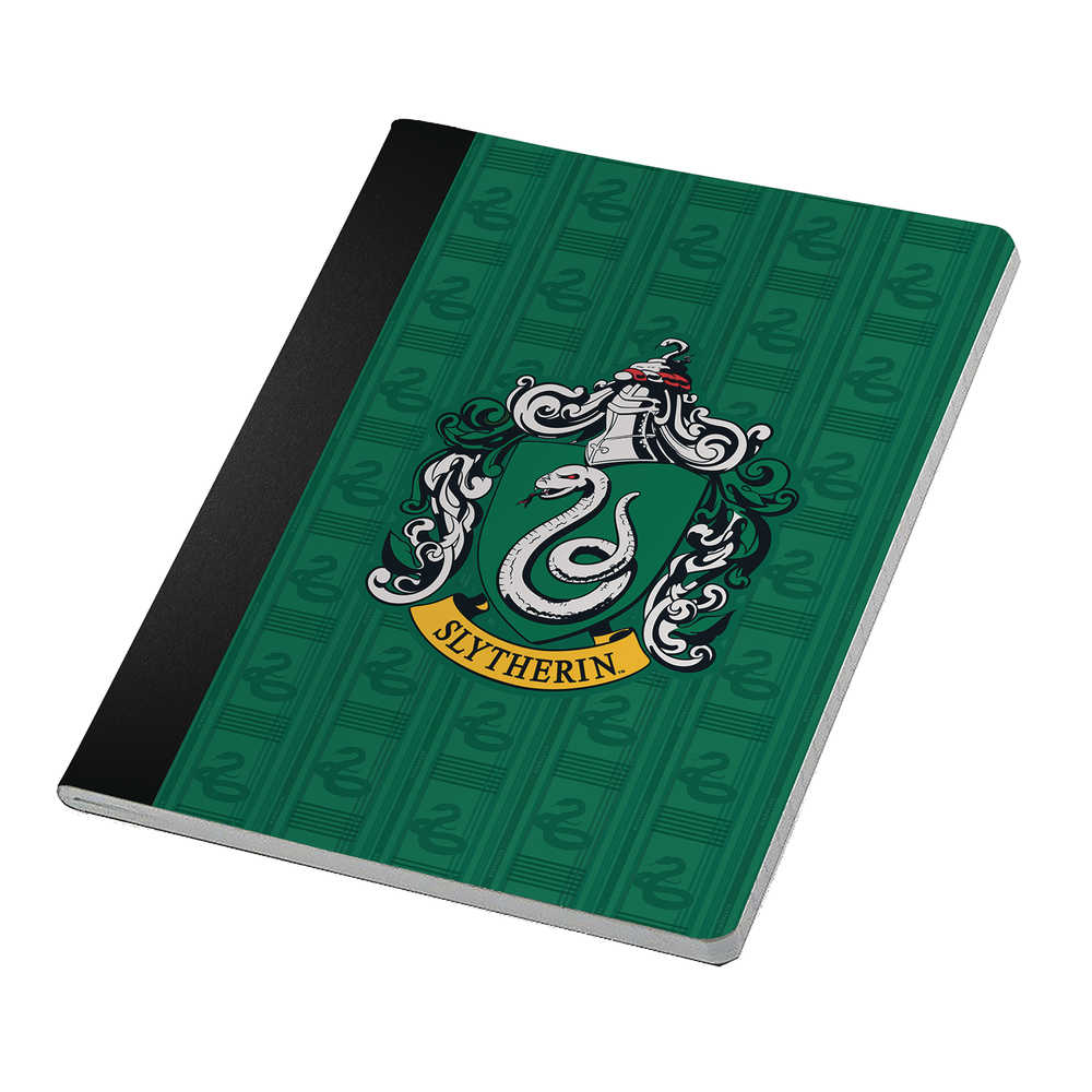 Harry Potter Slytherin Notebook And Page Clip Set 