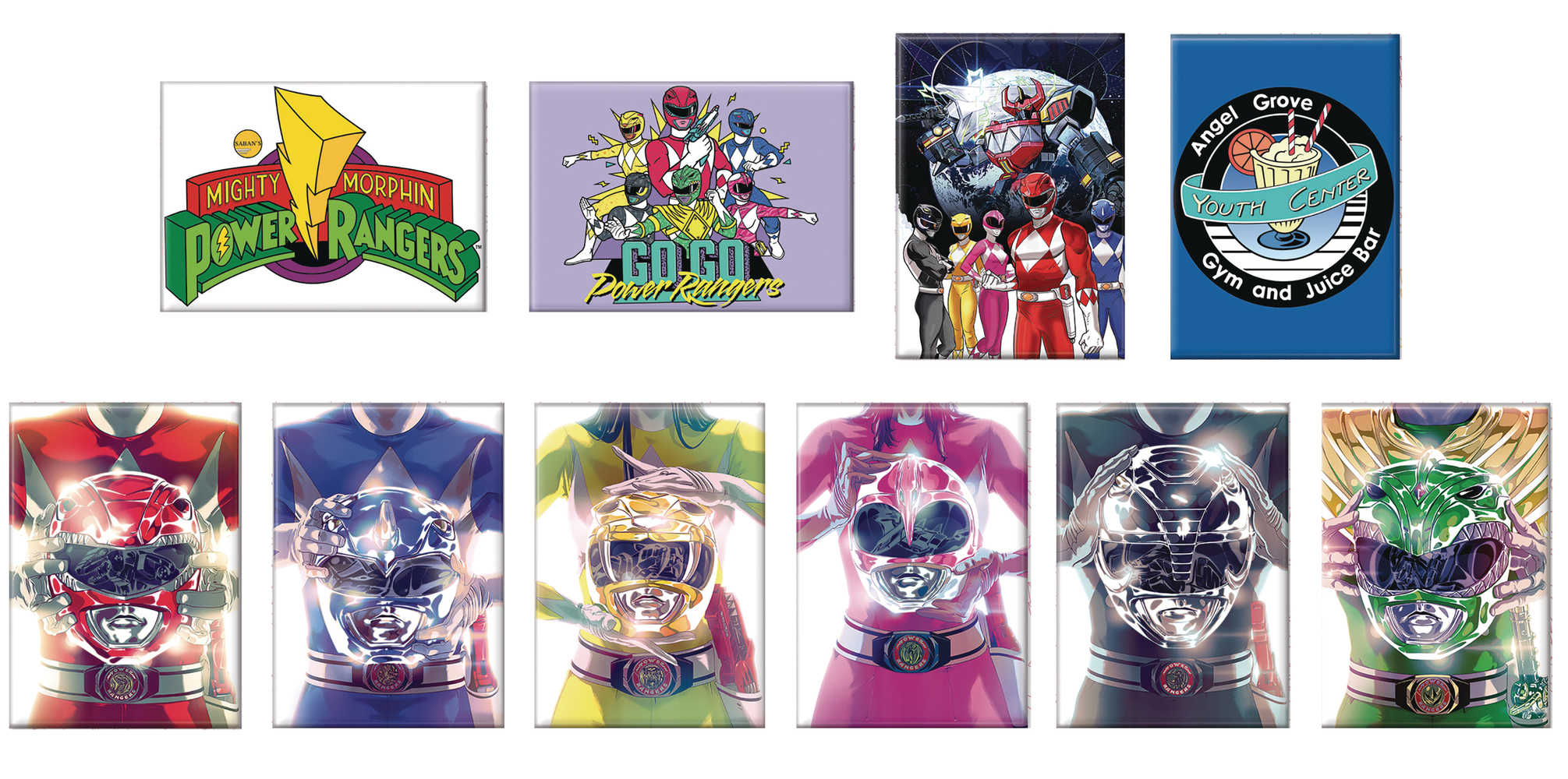 Power Rangers 48 Pc Magnet Assortment 