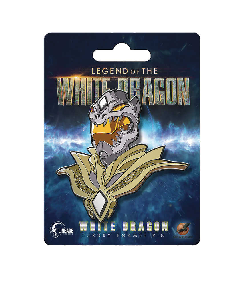 Legend Of White Dragon White Dragon Luxury Enamel Pin 