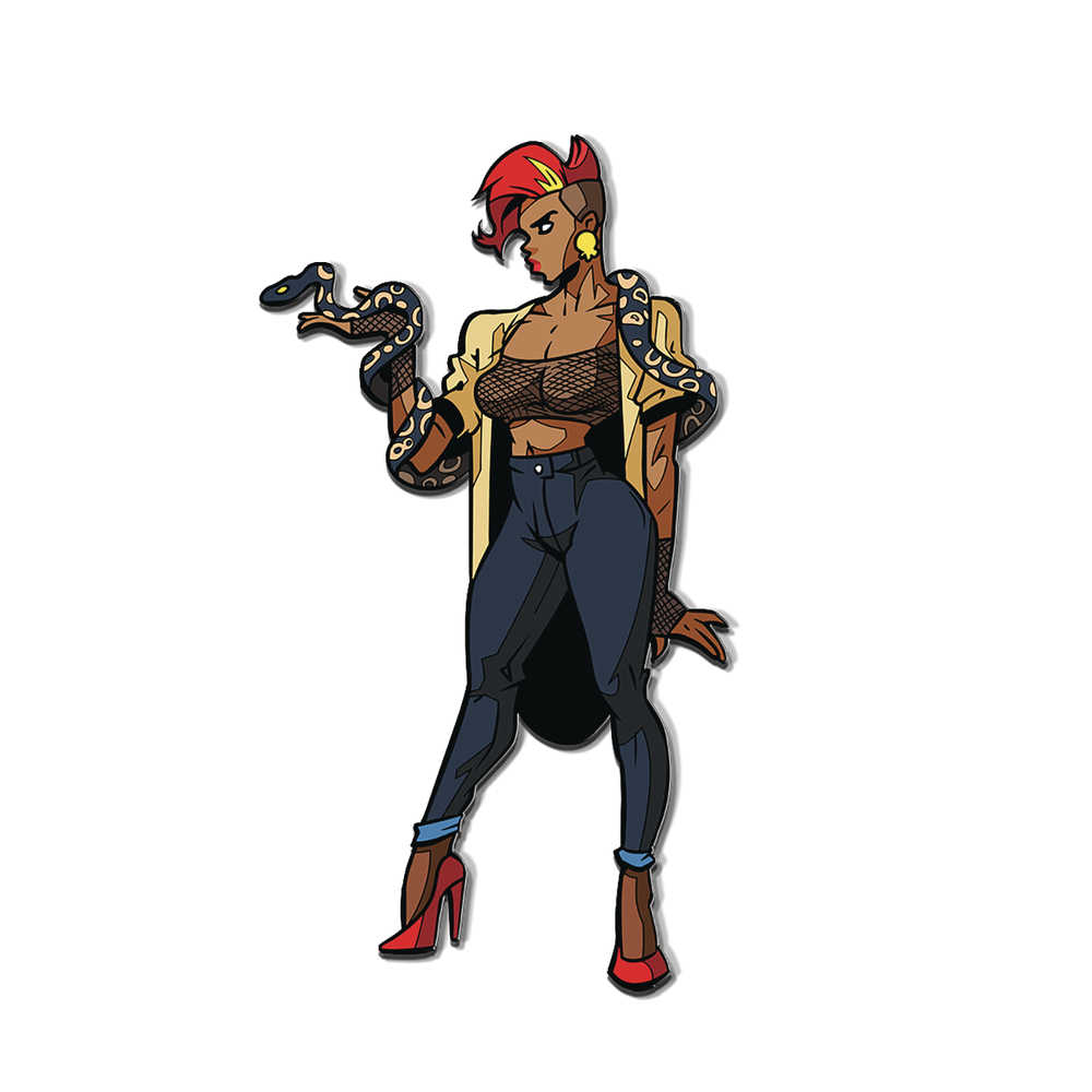 Streets Of Rage 4 Diva Luxury Enamel Side Scroller Pin 