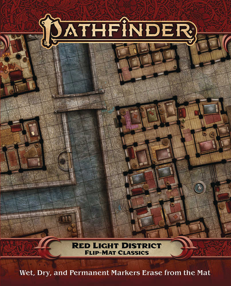 Pathfinder Flip Mat Classics Red Light District 
