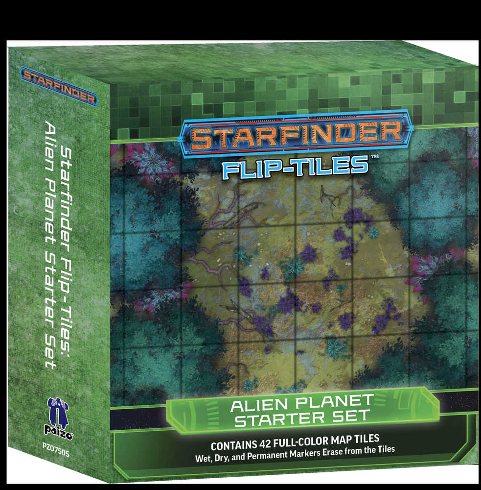 Starfinder Flip Tiles Alien Planet Starter Set 