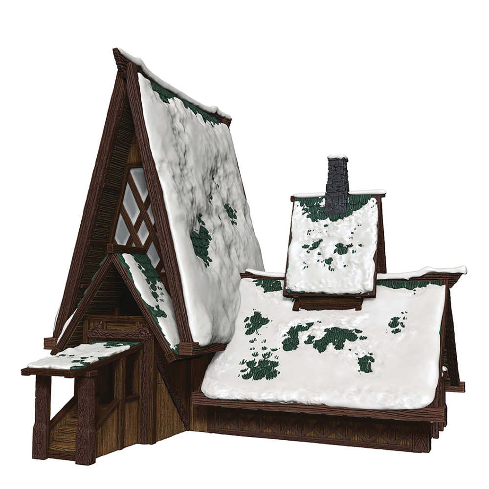 Dungeons & Dragons  Icons Realms Icewind Dale Lodge Papercraft Set 