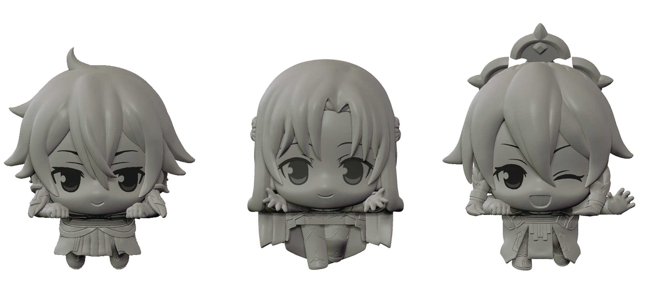 Sword Art Online Alicization Hikkake PVC Figure 3 Pc Set 