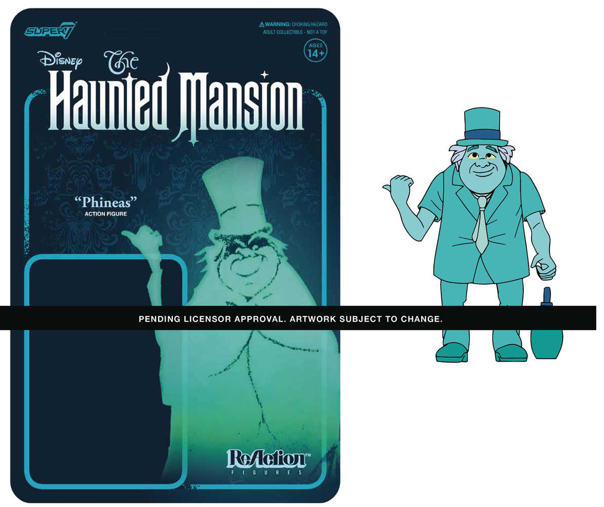 Disney Haunted Mansion Phineas Travel Ghost Reaction Figure