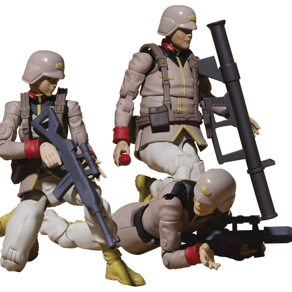 Gmg Msg Earth United Army Soldier 3 Pc PVC Set W/Gift 