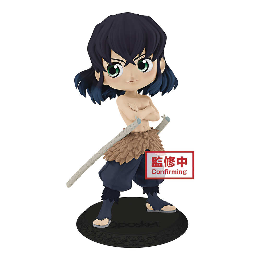 Demon Slayer Kimetsu Q Posket Inosuke Hasibira Figure Ver 1 