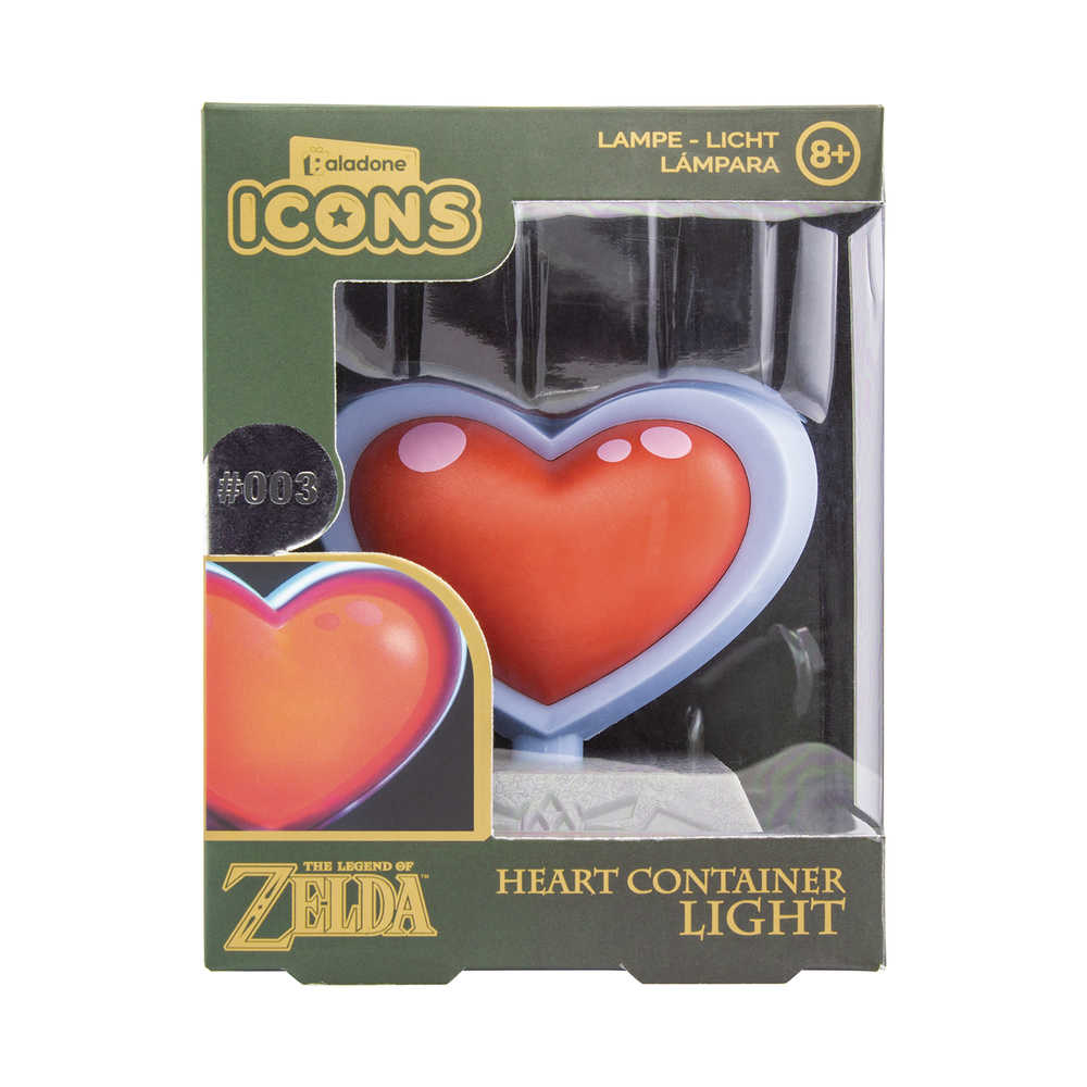 Legend Of Zelda Heart Container 3 D Light 