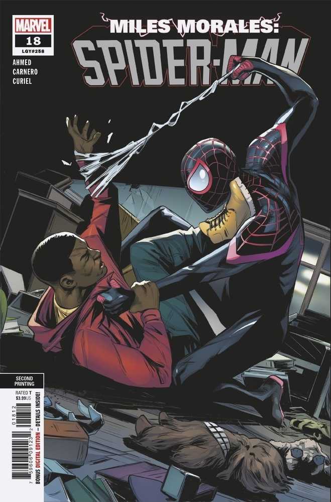 Miles Morales Spider-Man #18 2 Nd Printing Carnero Variant Out