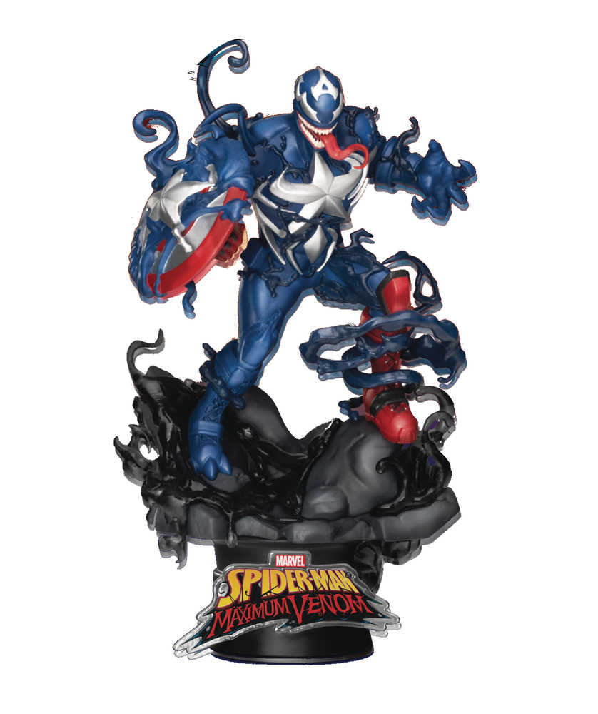 Maximum Venom Ds 065 Captain America D Stage Ser 6 In Statue