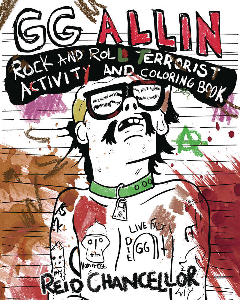 Gg Allin Rock & Roll Terrorist Activity & Coloring Book 