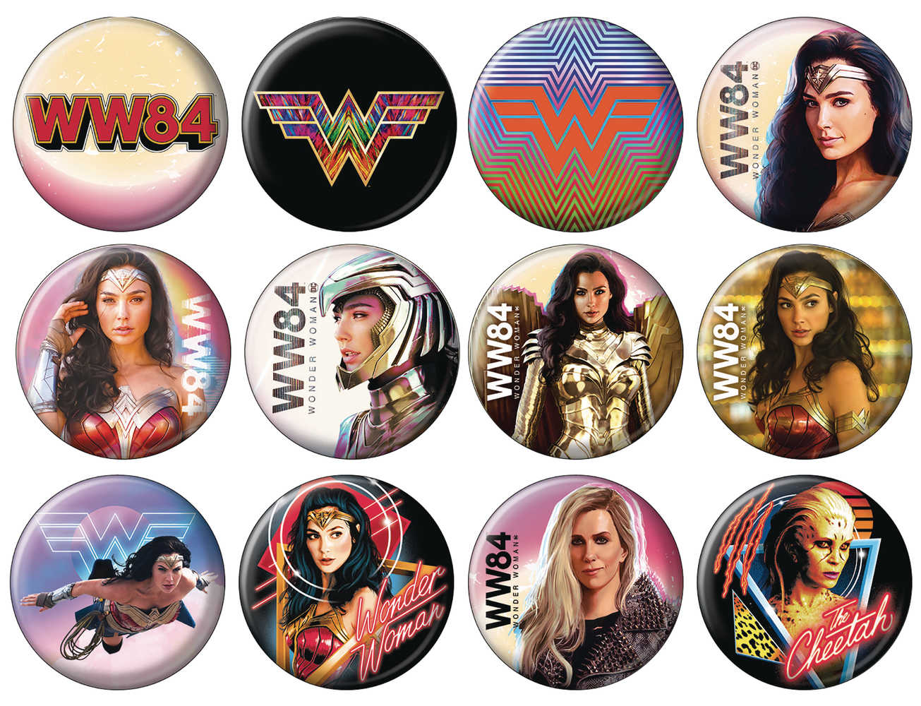 Wonder Woman 1984 144 Pc Button Display 