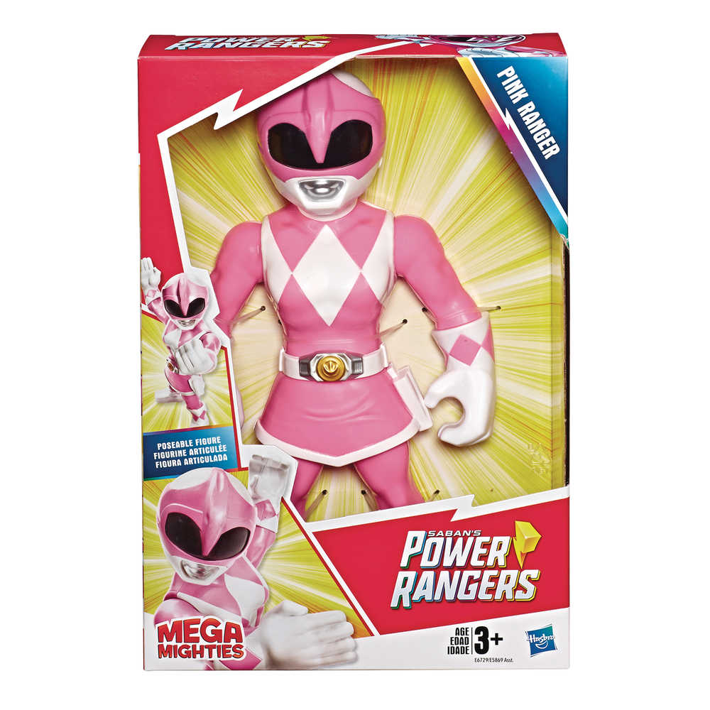 Power Rangers Psh Mega Mighties Pink Ranger Action Figure Case  