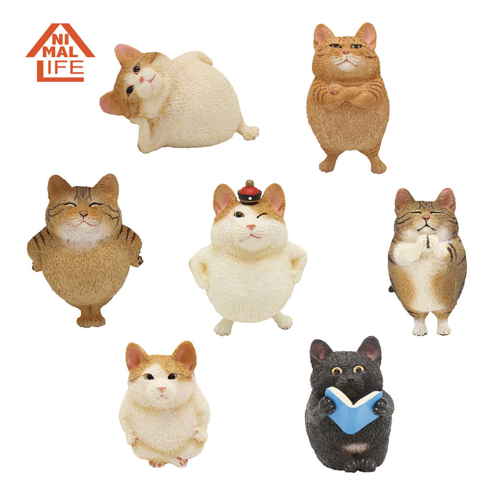 Animal Life Toshio Asakuma X Fumeancats 8 Pc Figure Bmb Display 