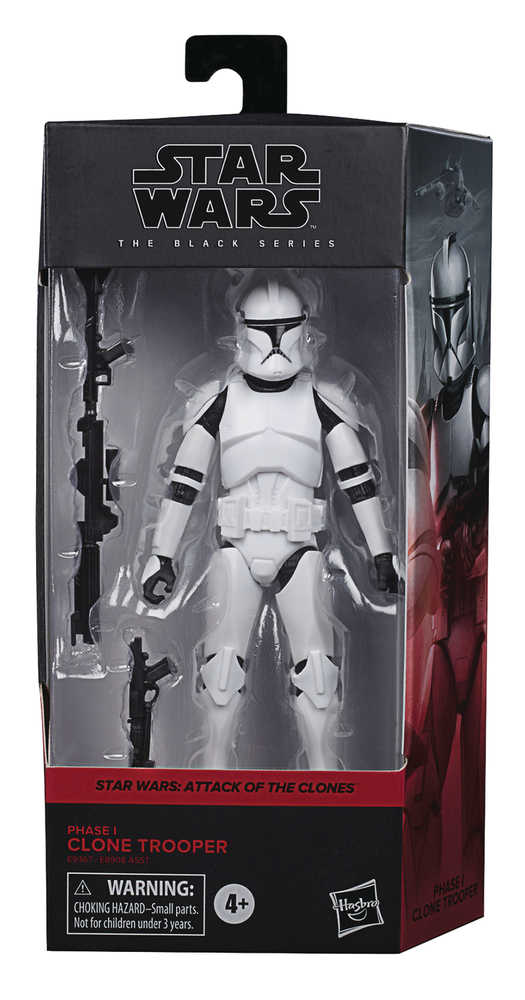 Star Wars Black Cw 6 In Clone Trooper Action Figure Case  