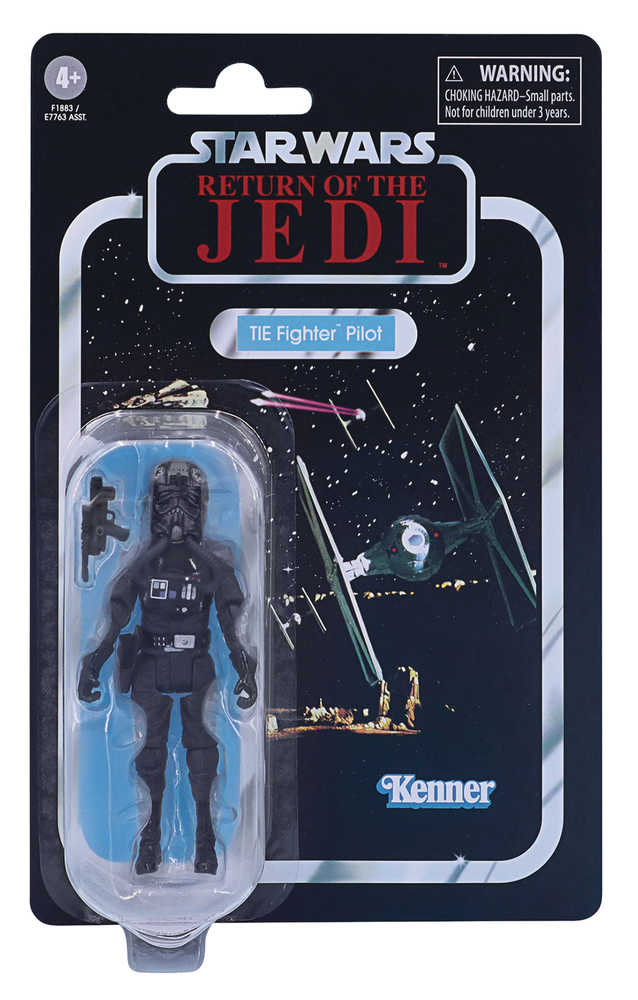 Star Wars E6 Vintage 3 3/4 In Tie Fighter Pilot Action Figure Case  