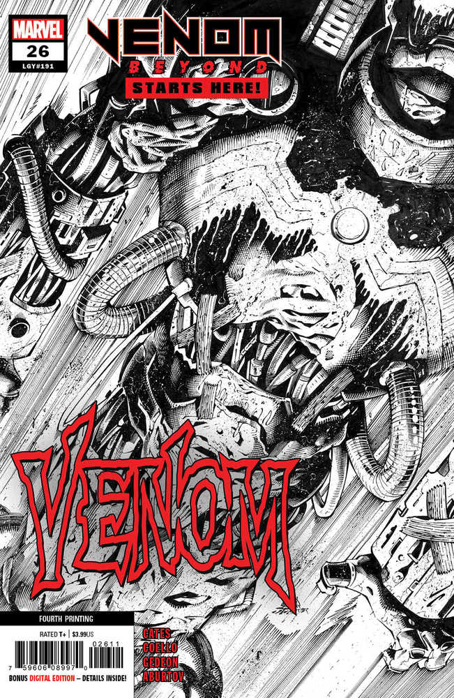 Venom #26 4 Th Printing Coello Variant