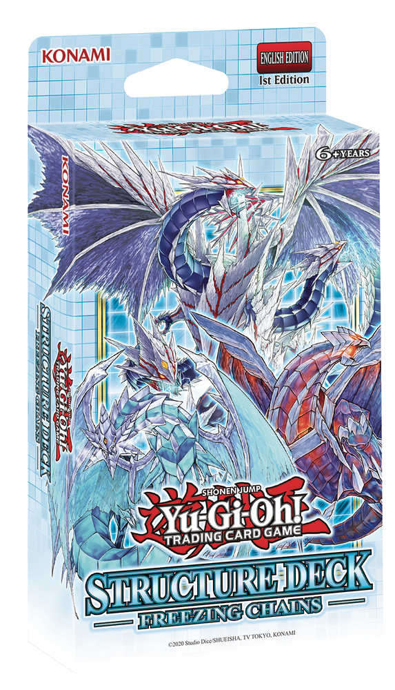 Yu Gi Oh Collectible Card Game Freezing Chains Structure Deck Display (8 Ct) 