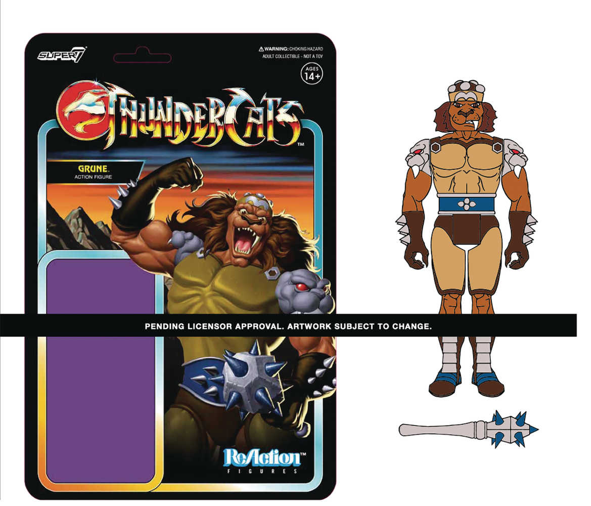 Thundercats Grune The Destroyer W2 Reaction Figure  