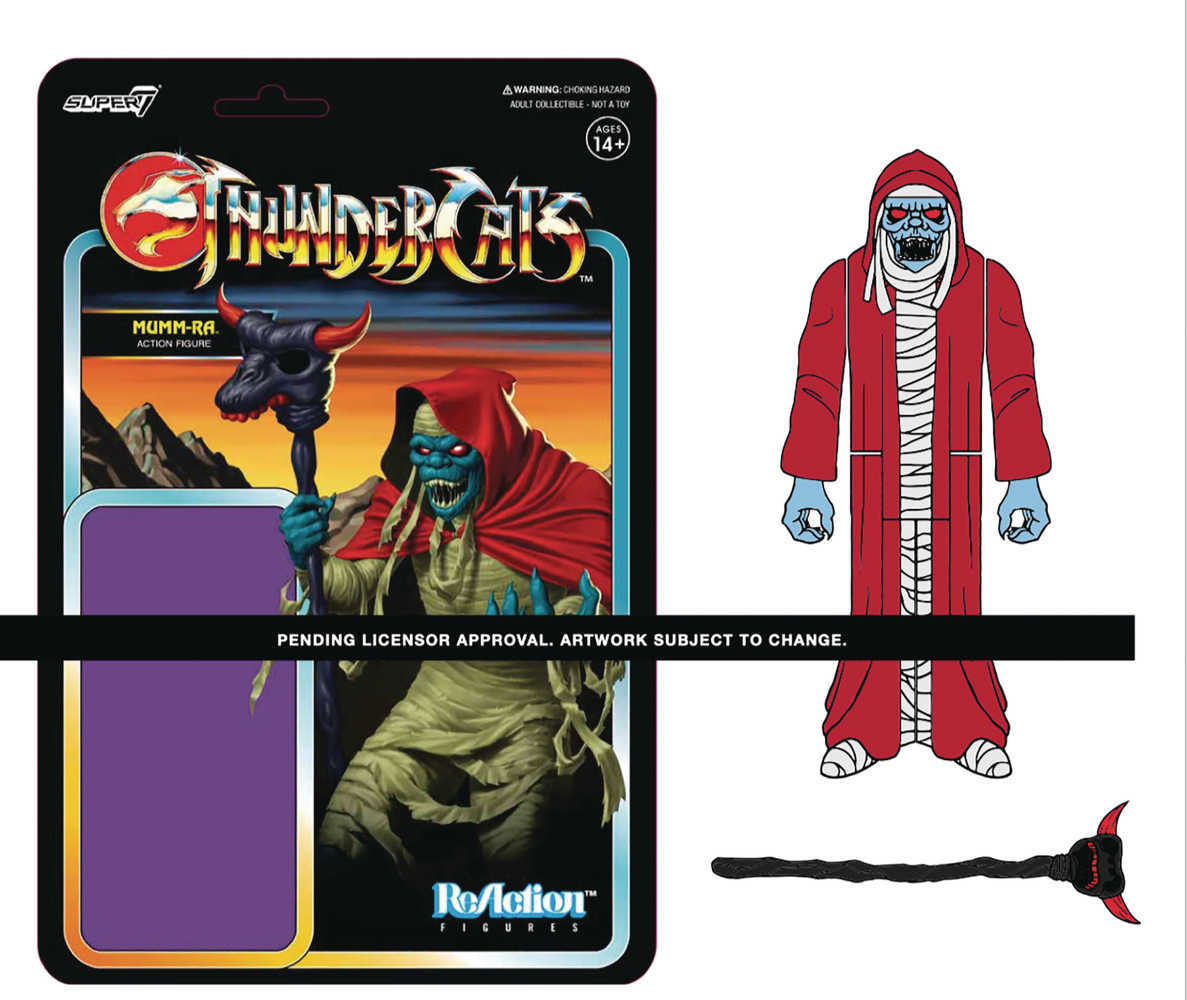 Thundercats Old Mumm Ra W2 Reaction Figure  
