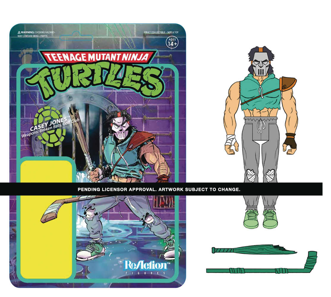 Teenage Mutant Ninja Turtles Casey Jones W3 Reaction Figure  