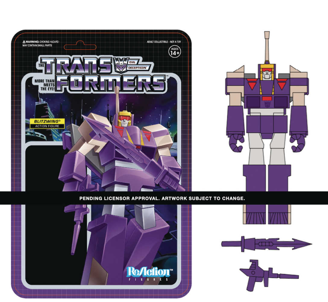 Transformers Blitzwing W3 Reaction Figure  