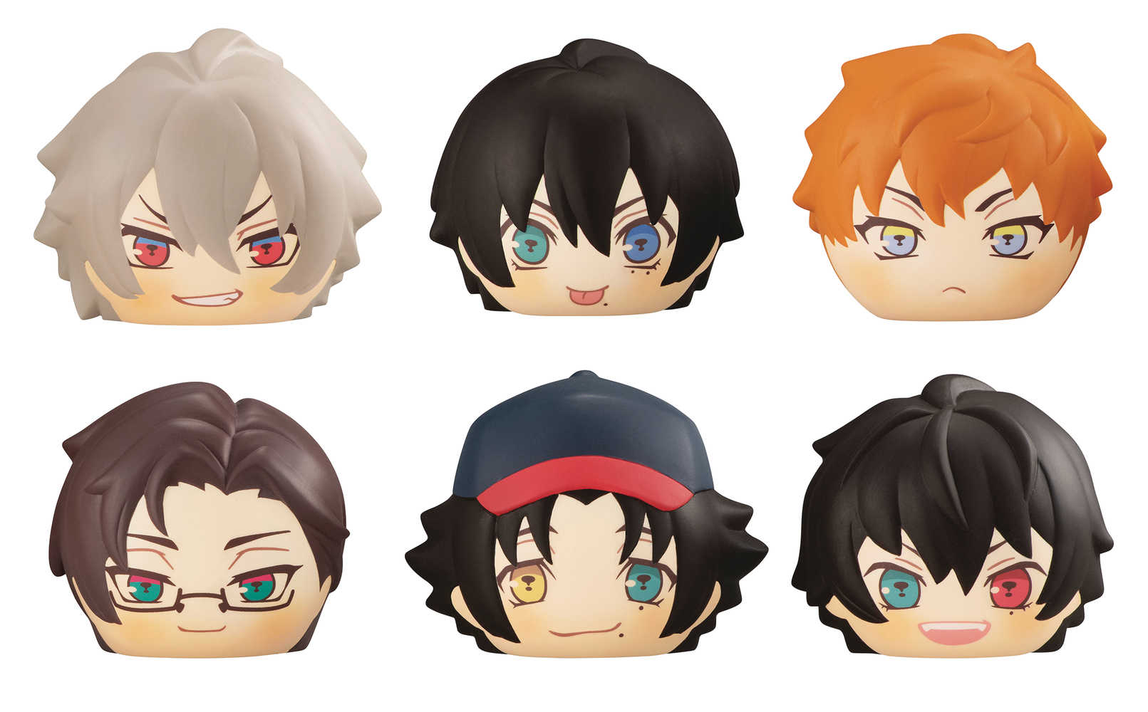 Hypnosis Mic Div Ikebukuro Fluffy Squeeze Bread 6 Pc Blind Mystery Box Display (