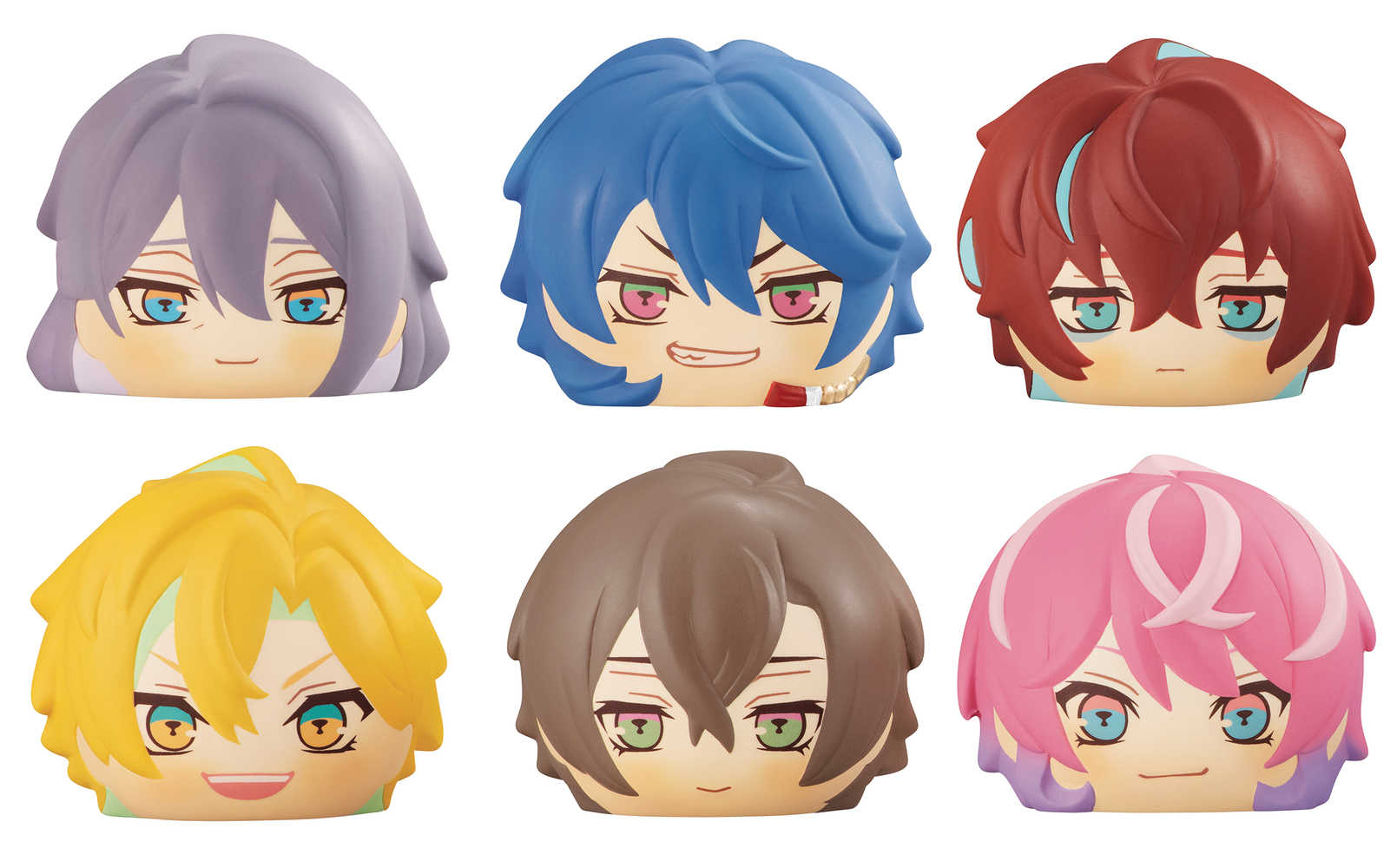 Hypnosis Mic Div Shibuya Fluffy Squeeze Bread 6 Pc Blind Mystery Box Display 