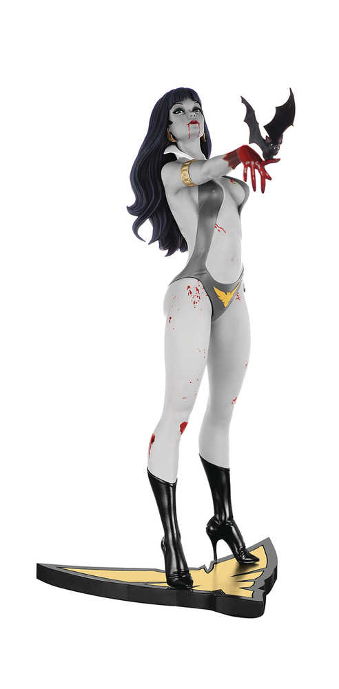 Vampirella Jose Gonzalez Statue Crimson Blood Black & White 