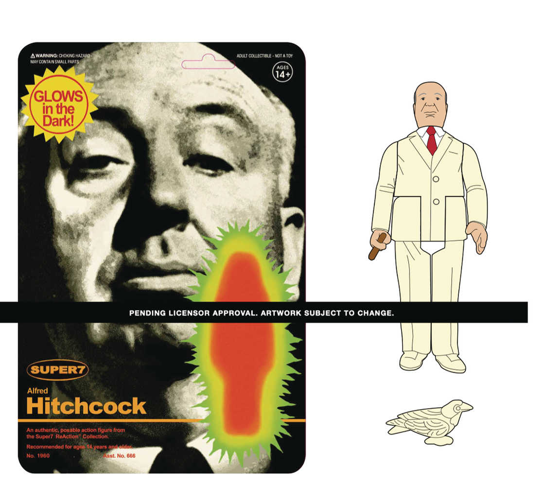 Alfred Hitchcock Monster Glow Reaction Figure  