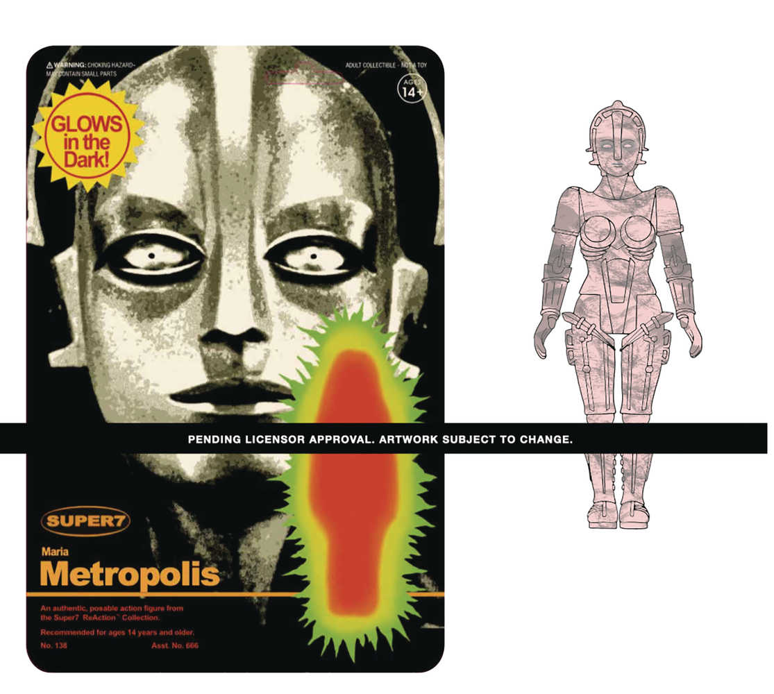Metropolis Maria Monster Glow Reaction Figure  
