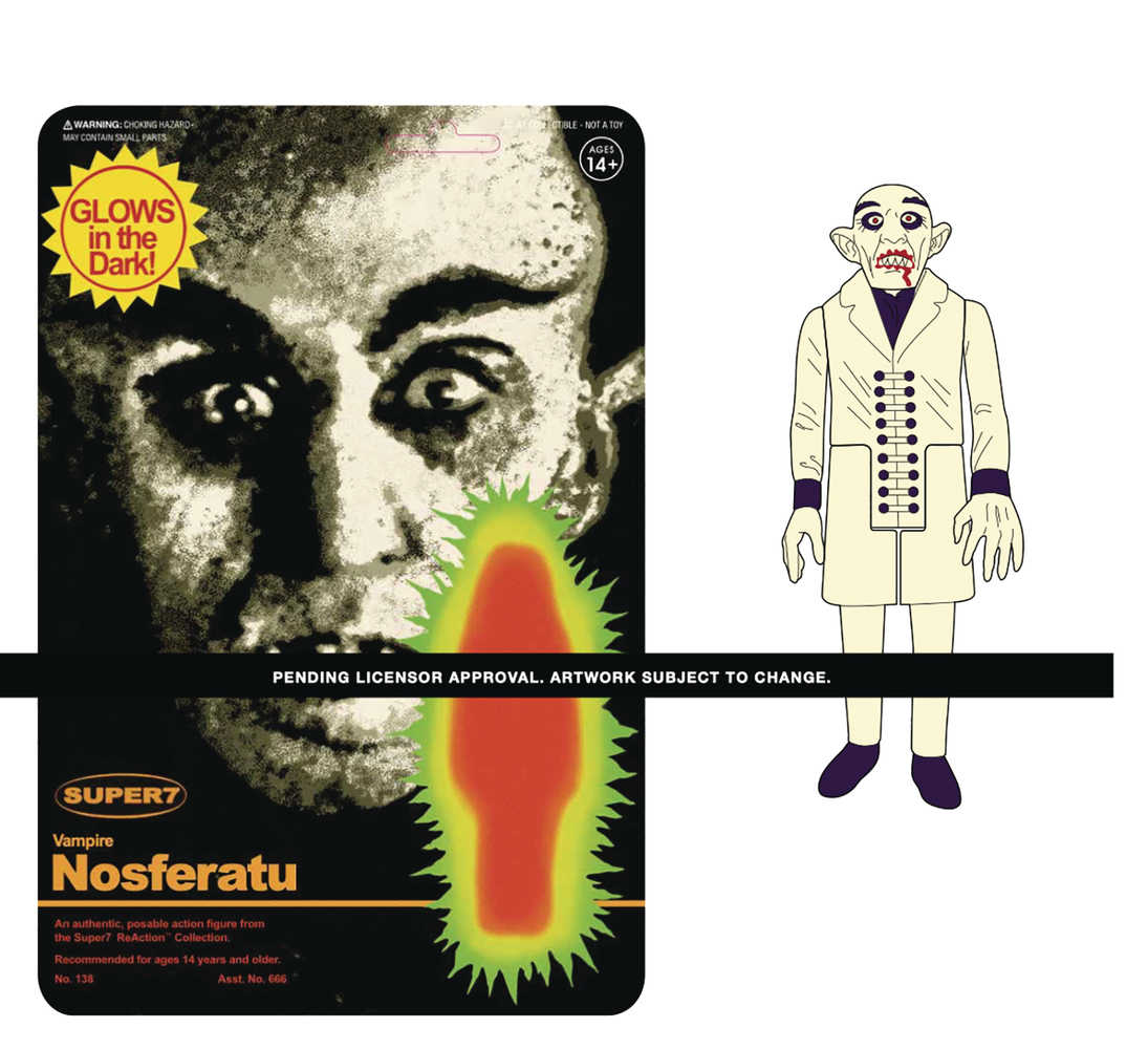 Noseferatu Monster Glow Reaction Figure  