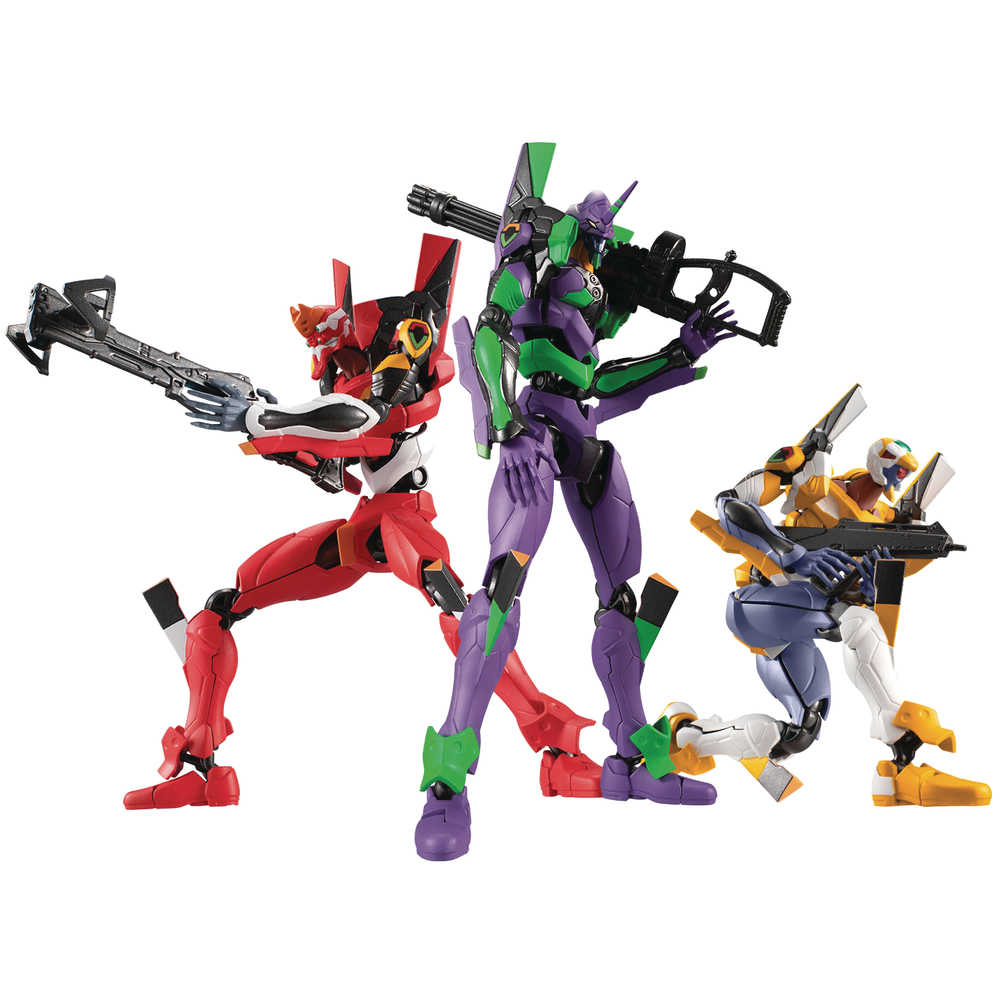 Neon Genesis Evangelion Eva Frame 01 4 Pc Mini Figure Assortment 