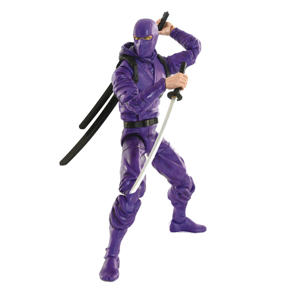 Articulated Icons Basic Ninja Purple 6 In Action Figure  