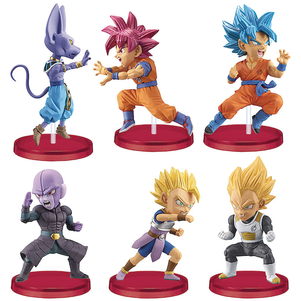 Db Super World Collector's V5 Battle Of Saiyans 12 Pc Bmb Figure Assortment (