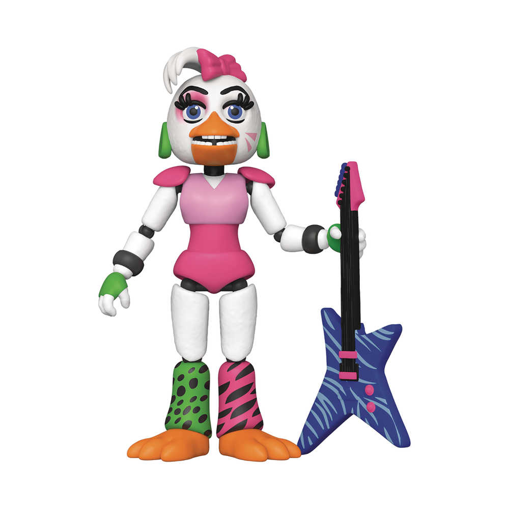 Fnaf Pizza Plex Glamrock Chica Action Figure 