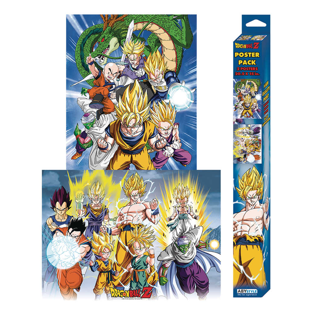 Dragon Ball Z Group Poster 2 Pc Set
