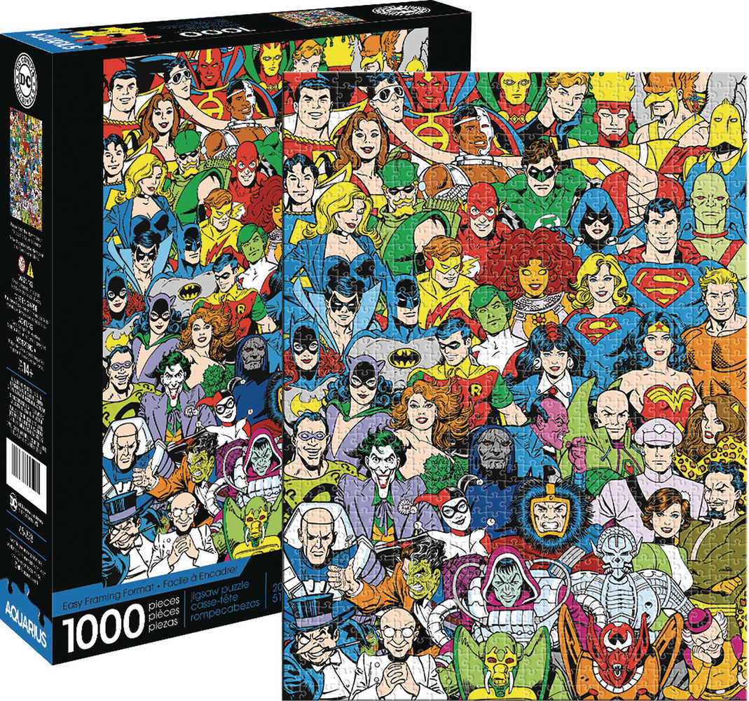 Aquarius DC Comics Retro Cast 1000 Pc Puzzle 