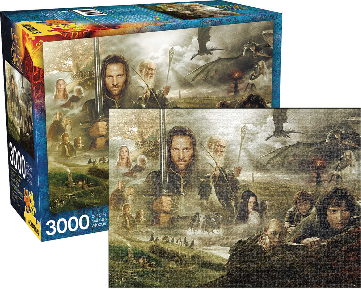 Aquarius Lord Of The Rings Saga 3000 Pc Puzzle 