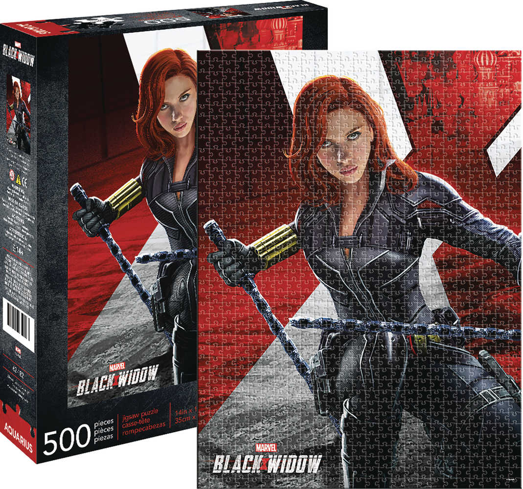 Aquarius Marvel Black Widow Movie 500 Pc Puzzle 