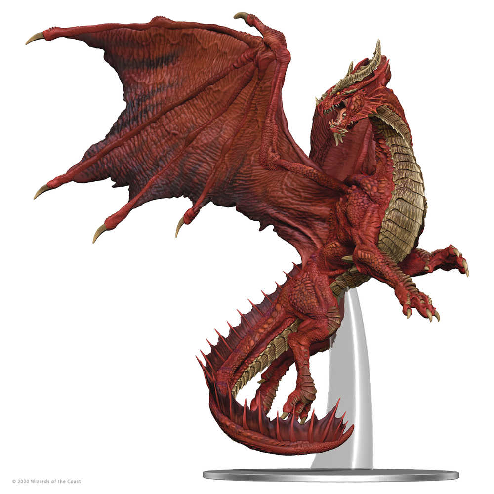 Dungeons & Dragons  Icons Realms Adult Red Dragon Premium Figure 